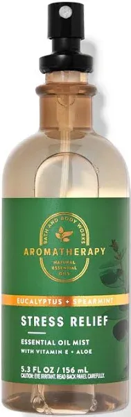 Stress Relief Eucalyptus Spearmint, Bath and Body, Essential Oil Mist, 5.3 fl oz