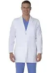 Healing Hands White Lab Coat 6 Pocket Mid Length 5100 Logan Mens Lab Coat The White Coat Modernist Collection