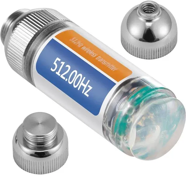 VEVOR 512HZ Sonde 8/5" and 1/4-20" Connectors Rigid Drain Locating & Detecting Small Sewer & Pipelines, Silver