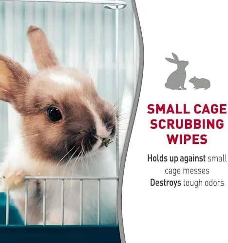 Nature's Miracle Small Animal Cage Scrubbing Wipes