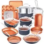 Gotham Steel 20-Piece All in One Kitchen Nonstick Cookware & Bakeware Set