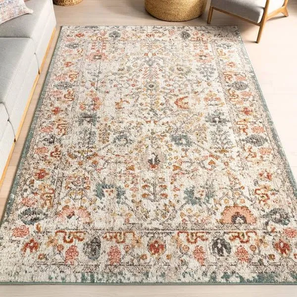 NuLoom Lenore Vintage Floral Area Rug