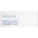 Quality Park Self Seal Security Tinted #10 Double Window Envelope 4 1/2x9 1/2 WE