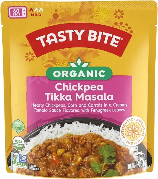 Tasty Bite Chickpea Tikka Masala, Organic - 10 oz