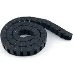 Ur Cable Drag Chain 15x20mm Towline Wire Carrier 1 M/ 3.3ft Plastic Semi Enclose