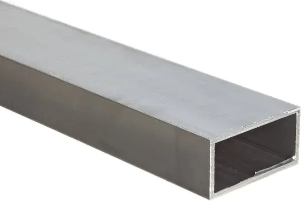 2" x 0.125" Aluminum Rectangle Tube 6063-T52-Extruded