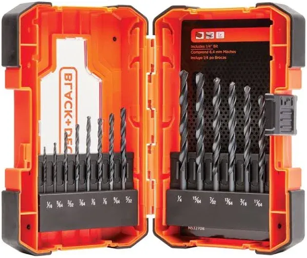 beyond by BLACK+DECKER Drill Bit Set, 14-Piece (BDA14BODDAEV)