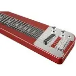 Rogue RLS-1 Lap Steel Guitar with Stand and Gig Bag Metallic Red