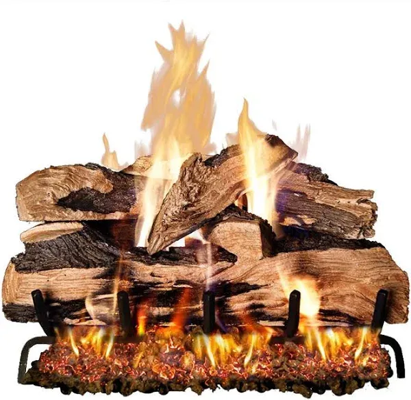 Peterson Real Fyre Split Oak Designer Plus Gas Logs