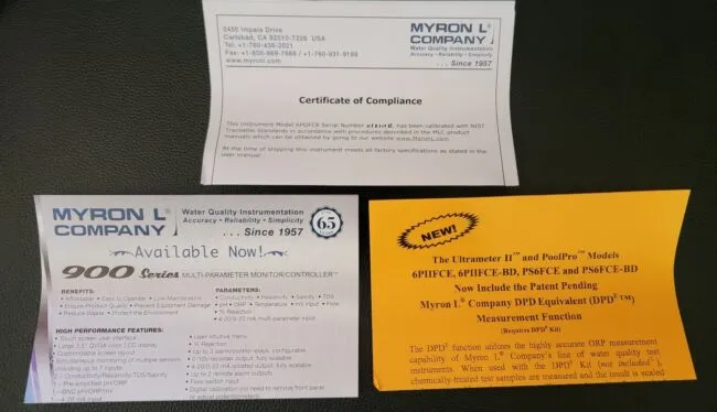 Myron L 6PIIFCE Conductivity Resistivity 6PIIFCE-BD