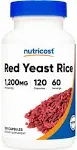 Nutricost Red Yeast Rice 1200mg, 120 Capsules - 60 Serv