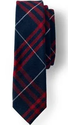 Lands' End Kids Plaid Tie