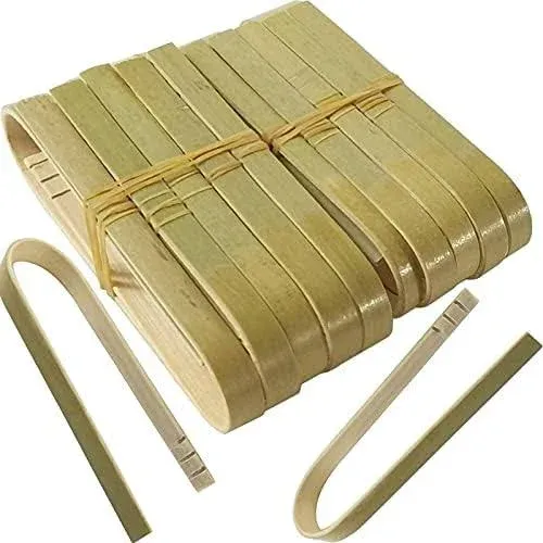 ROYHOO 100 Pack Bamboo Tongs