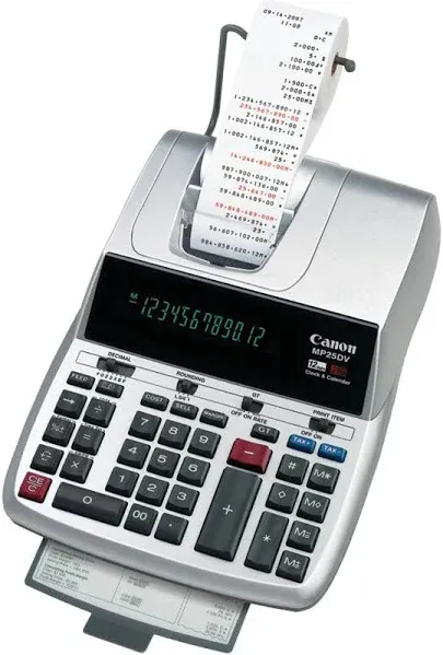 Canon MP25DV Printing Calculator