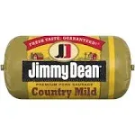 Jimmy Dean Pork Sausage, Premium, Country Mild - 16 oz