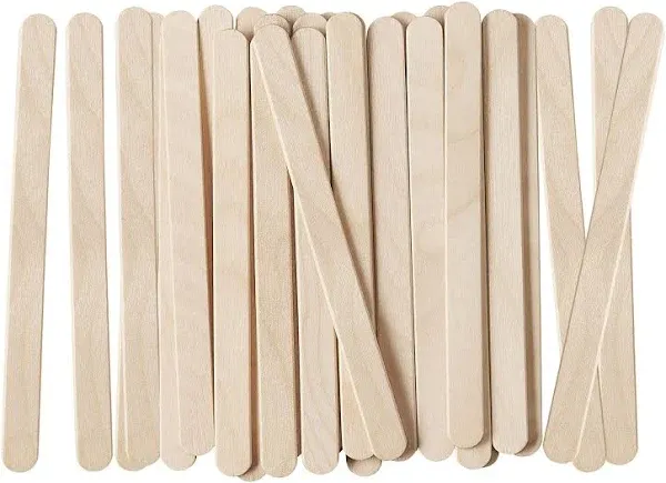 Comfy Package [1000 Count] 4.5 Inch Colored Popsicle Sticks for Crafts - Multi-Purpose Wooden Sticks for ICES, Ice Cream, and More