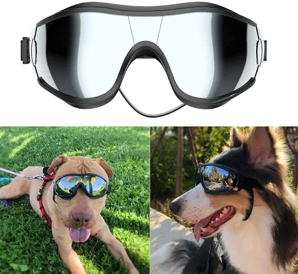 Pet Products Adjustable Dog Sunglasses Dog Goggles, UV Protection Wind Protection Dust Protection Fog Pet Glasses Eye Wear Protection