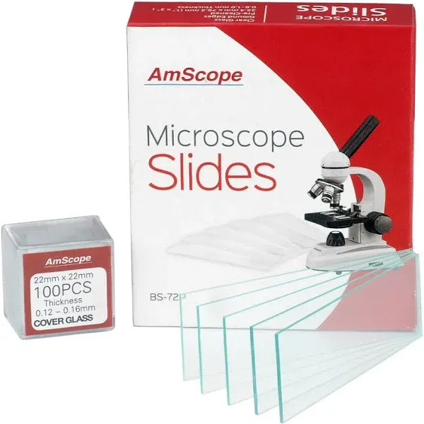 72 Blank Microscope Slides Clear Glass With Ground Edges