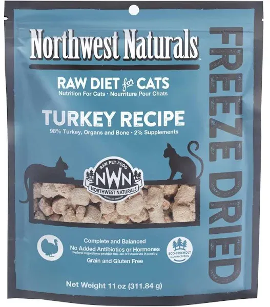 Northwest Naturals Freeze Dried Turkey Cat Food