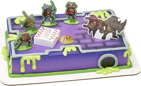 DecoPac Teenage Mutant Ninja Turtles Pizza Power Cake Topper