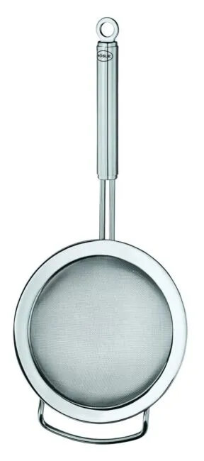 Rösle Stainless Steel Round Handle Kitchen Strainer, Fine Mesh, 7.9 Inch 1a