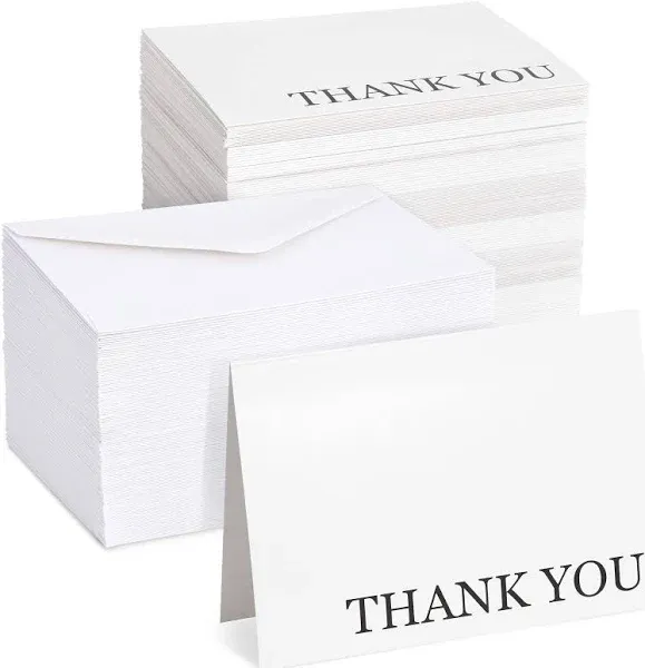 Sustainable Greetings Thank You Cards 120 Pack