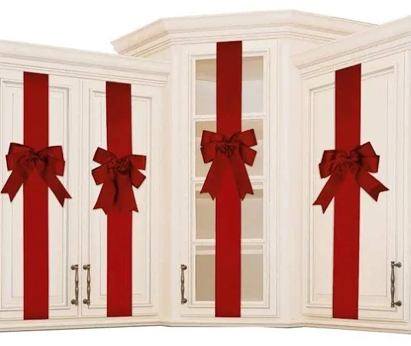 KIRKWOOD KITCHEN Cabinet Door Festive Ribbons and Bows Decoration