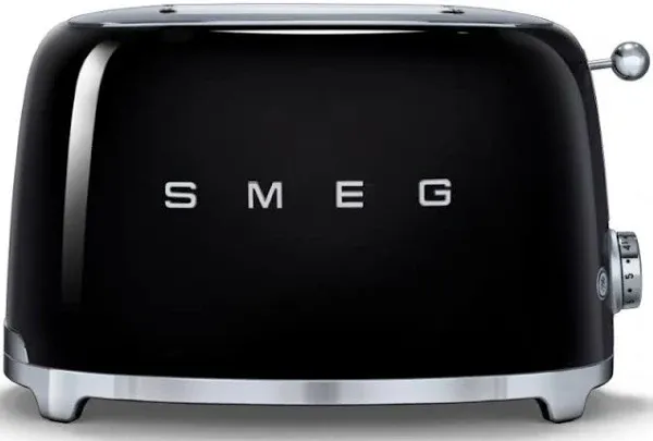 SMEG TSF01CRUS 50&#039;s Retro Style Aesthetic 2 Slice Toaster - Cream