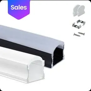 Muzata 6Pack 3.3FT/1M Excellent Spotless LED Channel System with Milky White Cover White Aluminum U Shape LED Channel for LED Strip Lights U108 HW