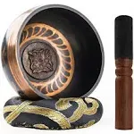 Tibetan Singing Bowl Set – Hand Hammered Meditation Sound Bowls, Premium Qual...