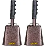 10 Inch Steel Cowbell with Handle Cheering Bell for Sports Events Large Solid...