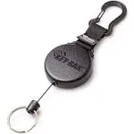 Key-Bak Securit SD Retractable Key Holder, 36" Kevlar Cord, 15oz. Retraction, du