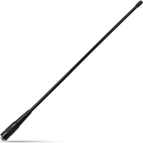 2m/70cm Antenna HYS-771N 15.6-Inch Whip VHF/UHF (144/430Mhz) Antenna SMA-Female for AnyTone, BaoFeng, and Yaesu