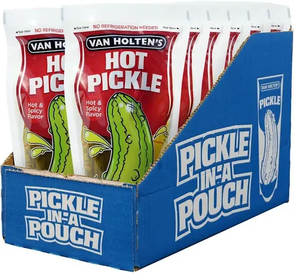 Van Holten's Jumbo Hot Pickle-In-A-Pouch