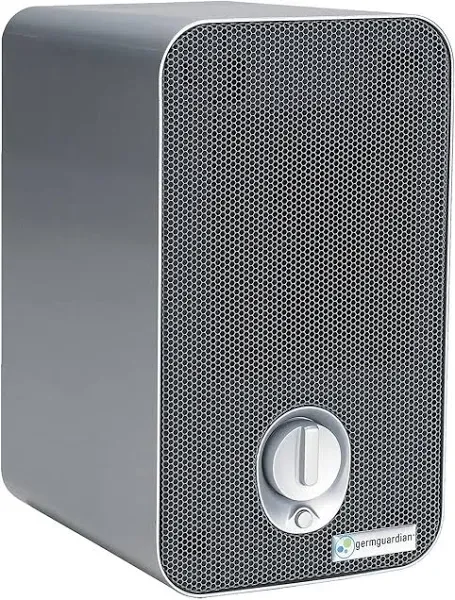 GermGuardian Air Purifier for Home with HEPA Filter, Removes 99.97% of Pollutants, Covers up to 338 Sq. Foot Room in 1 Hr, UV-C Light Helps Reduce Germs, Zero Ozone Verified, 11", Silver, AC4100CA