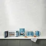 Haden Dorchester Stone Blue Compact Microwave