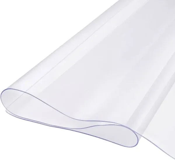 VEVOR PVC Table Protector 42x60 Inch Frosted Plastic Desk Protector 1.5mm Thick