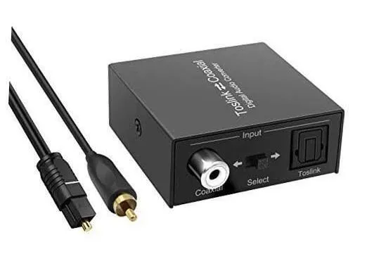 Optical-To-Coa<wbr/>xial or Coax-To-Optica<wbr/>l Digital Audio Converter 