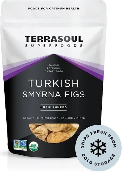 Terrasoul Superfoods Organic Turkish Smyrna Figs, 4 Lbs (Pack of 2) - No Added Sugar | Unsulphured | Perfectly Dried