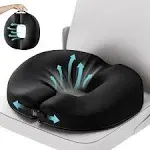 Benazcap Donut Pillow Seat Cushion for Tailbone Pain Relief, Strong Support M...