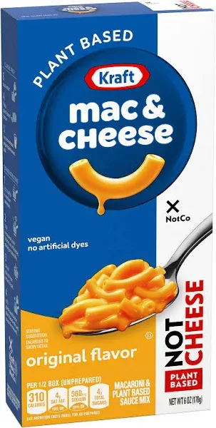 Kraft NotCo Plant Based Mac & Cheese