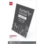 Office Depot Brand Laminating Pouches, Menu size, 3 mil, 11-1/2" x 17-1/2", Pack of 150 Pouches