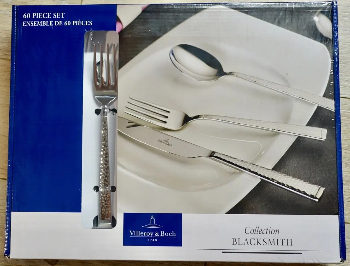 Villeroy & Boch Blacksmith 60 Piece Flatware Set