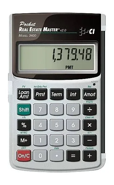 Calculated Industries 3400 Pocket Real Estate Master Financial Calculator