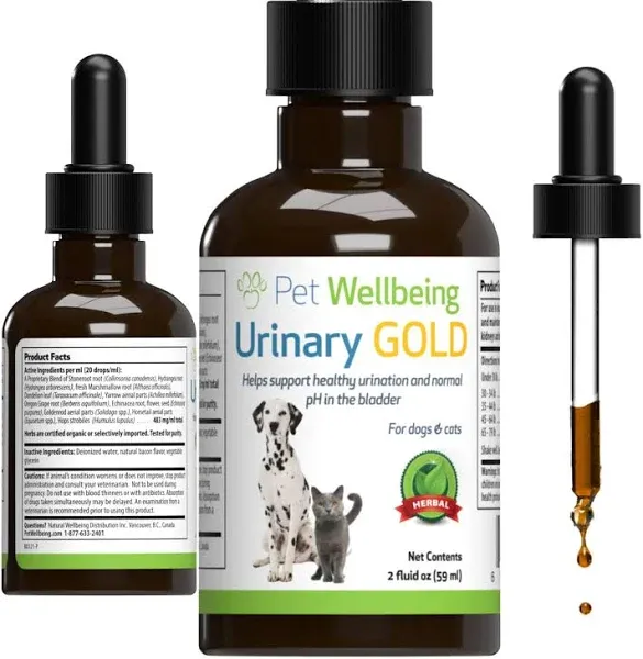 Urinary Gold for Dogs - Supports Urinary Tract Health, Normal Urinary pH - Ve...