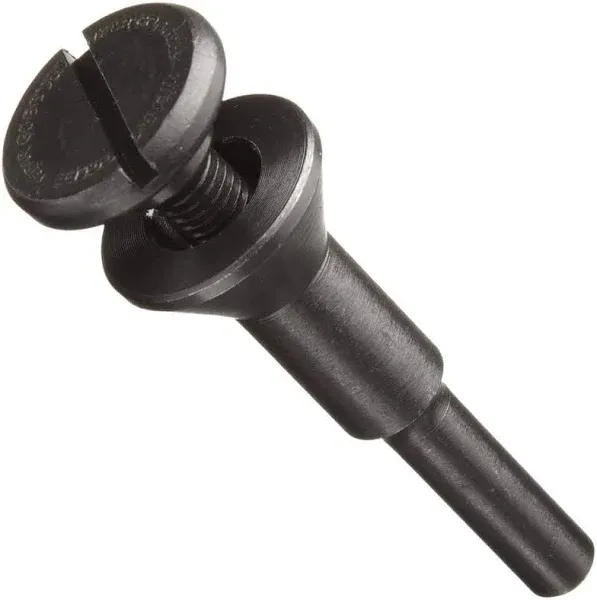 Weiler 56490 Mounting Mandrel For Cut-Off Wheels W/3/8" Arbor Hole, 1/4" Stem