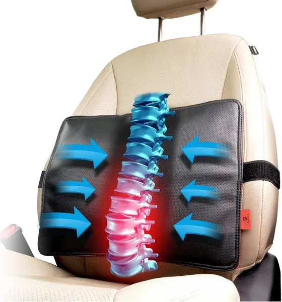 Back Vitalizer - Car Lumbar Support for Driving Seat - Car Pillow for Driving...