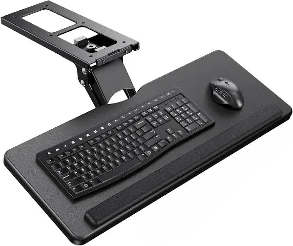 ErGear Keyboard Tray Under Desk Height Adjustable Mouse &amp; Keyboard Tray with ...