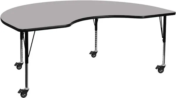 Flash Furniture 48''W x Kidney Laminate Activity Table