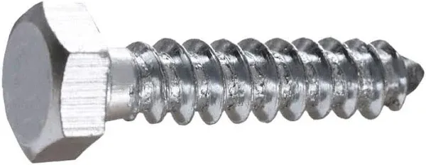 Everbilt 1/4 in. x Hex Zinc Plated Lag Screw